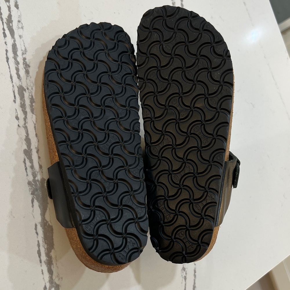 Birkenstock Gizeh Birko-Flor Slide Black Sandals size 37 EU/ 6.5 US - Picture 9 of 15